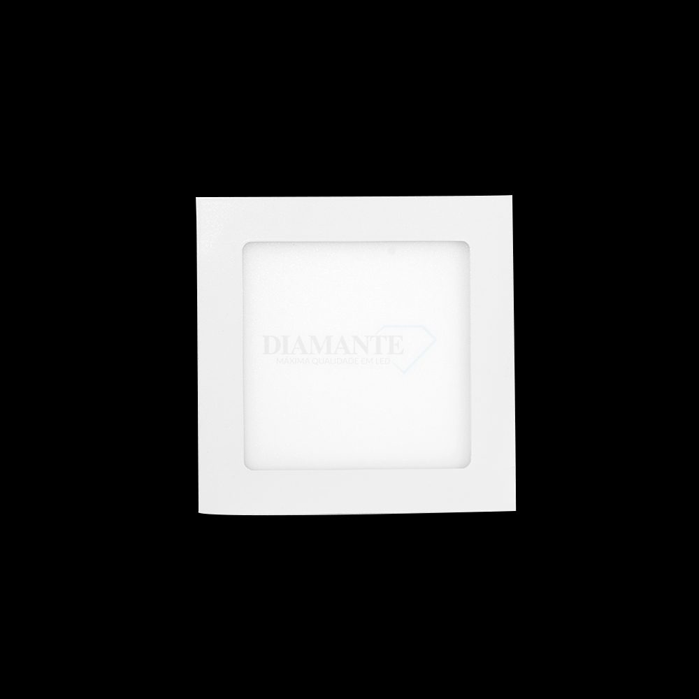 PAINEL LED DIAMANTE 6W QUAD-6000K
