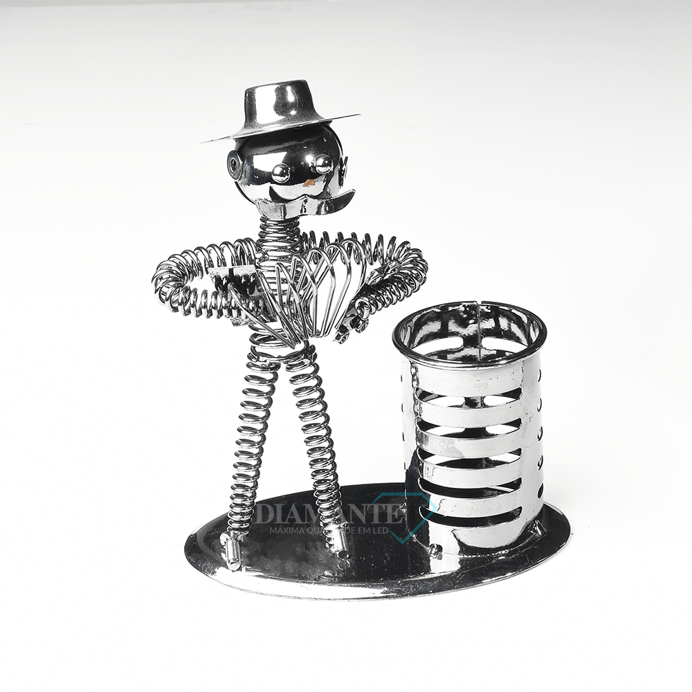 SUPORTE PARA CANETA DECORATIVO DIAMANTE - SANFONEIRO MASCULINO