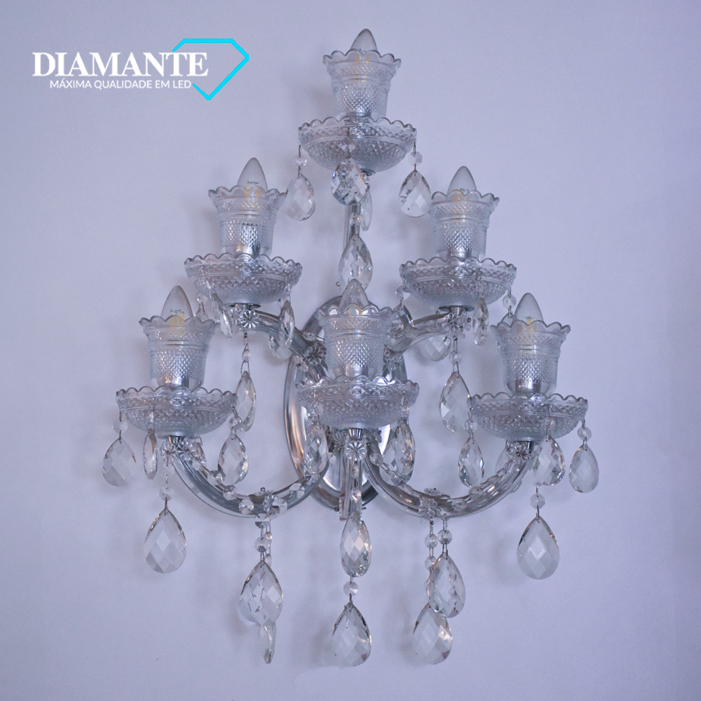 ARANDELA DIAMANTE CH