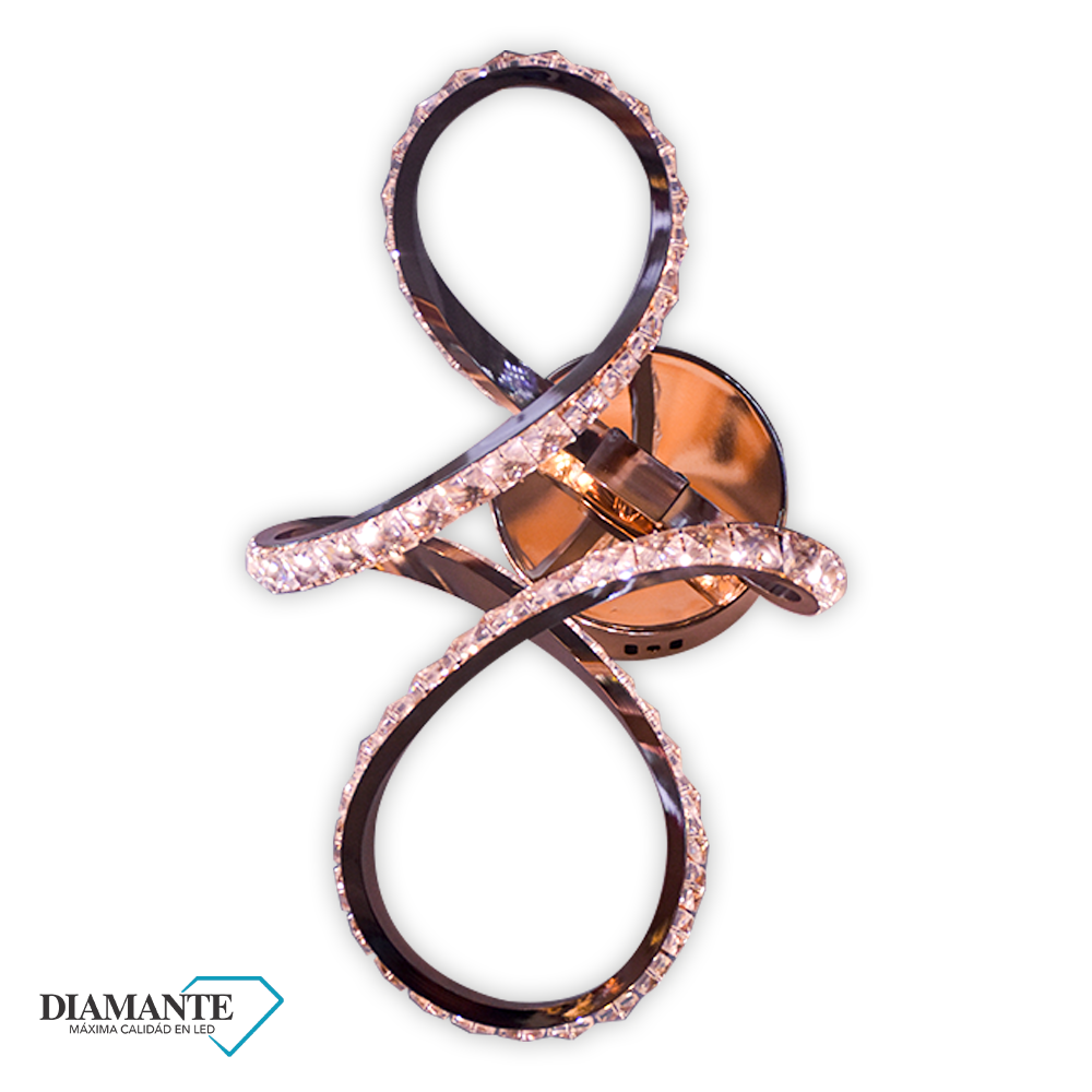 ARANDELA DIAMANTE (3 COLOR)