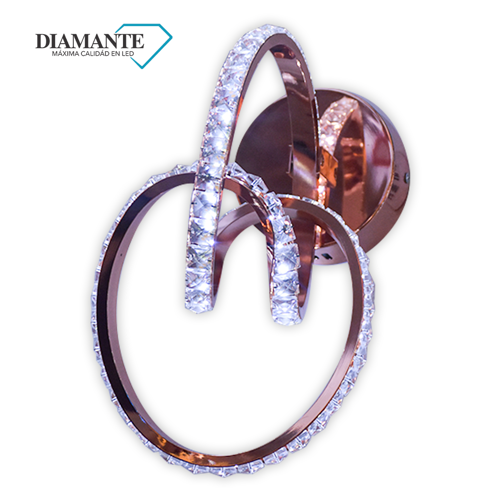 ARANDELA DIAMANTE (3 COLOR)