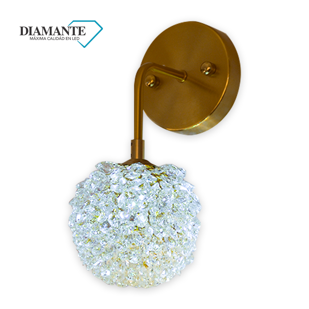 ARANDELA DIAMANTE (3 COLOR)