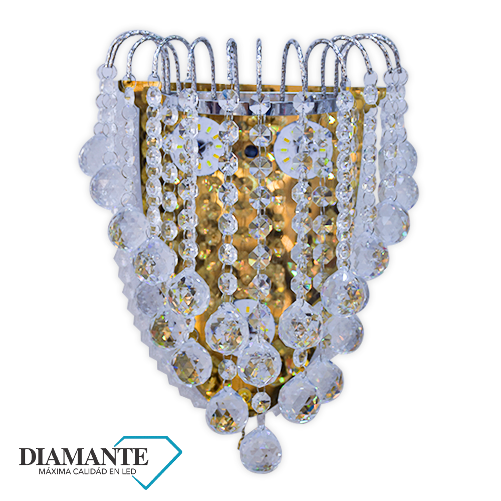 ARANDELA DIAMANTE (3 COLOR)