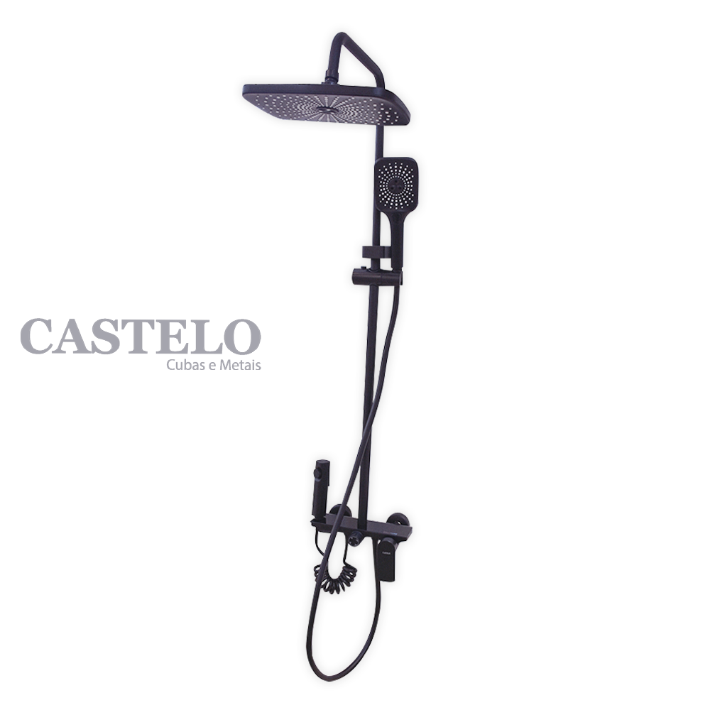 CHUVEIRO COMPLETO CASTELO