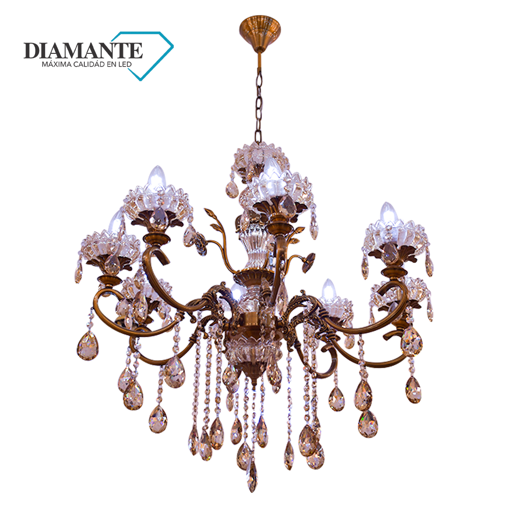 LUSTRES DIAMANTE 8-E14