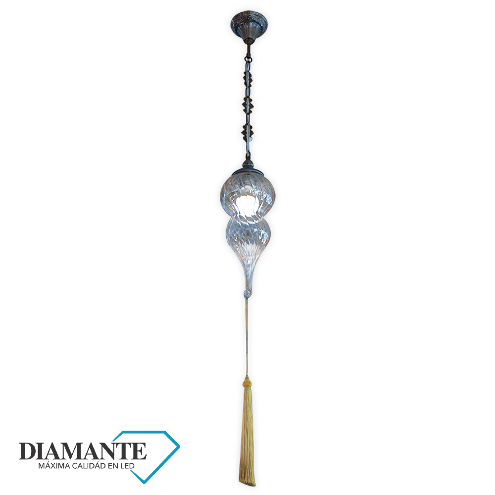 PENDENTE DIAMANTE E27