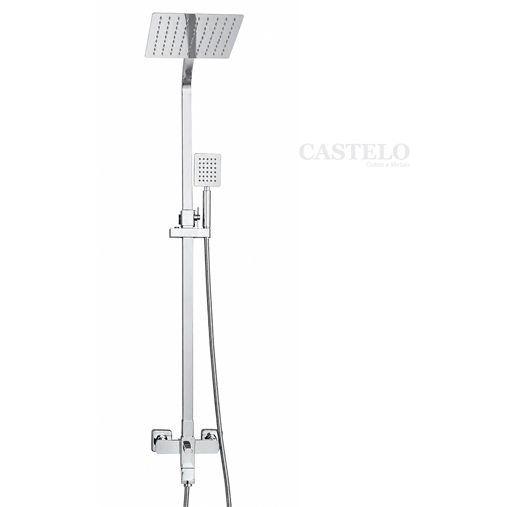 CHUVEIRO COMPLETO SILVER