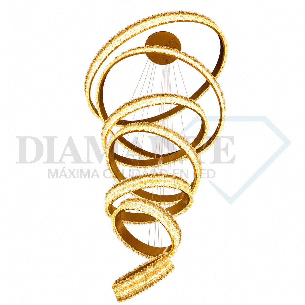 LUSTRE DIAMANTE A627/23456810 GD-3000K 21963-1
