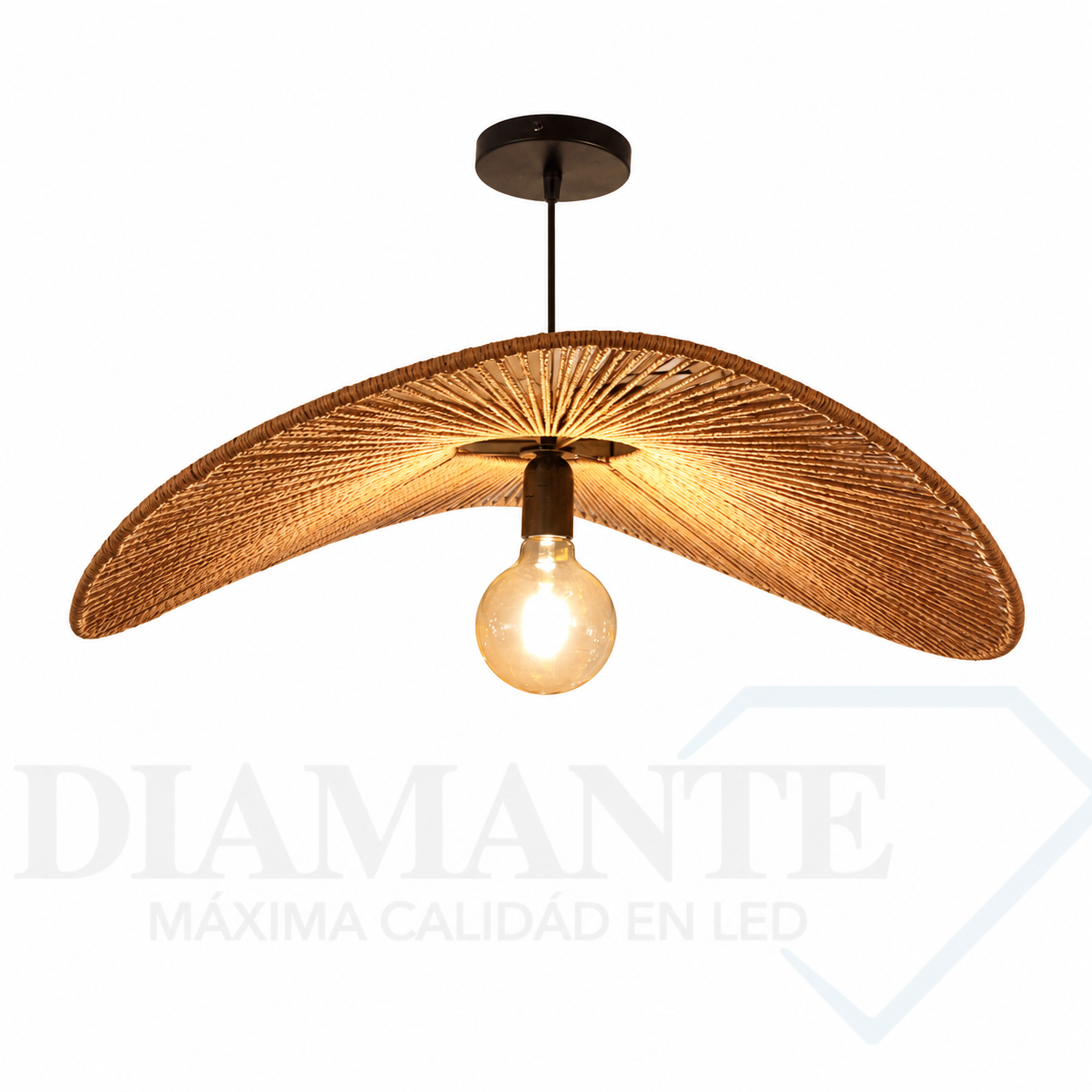 PENDENTE RATAN A2778/60CM.