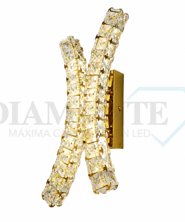 ARANDELA CRISTAL GD 3 COLOR