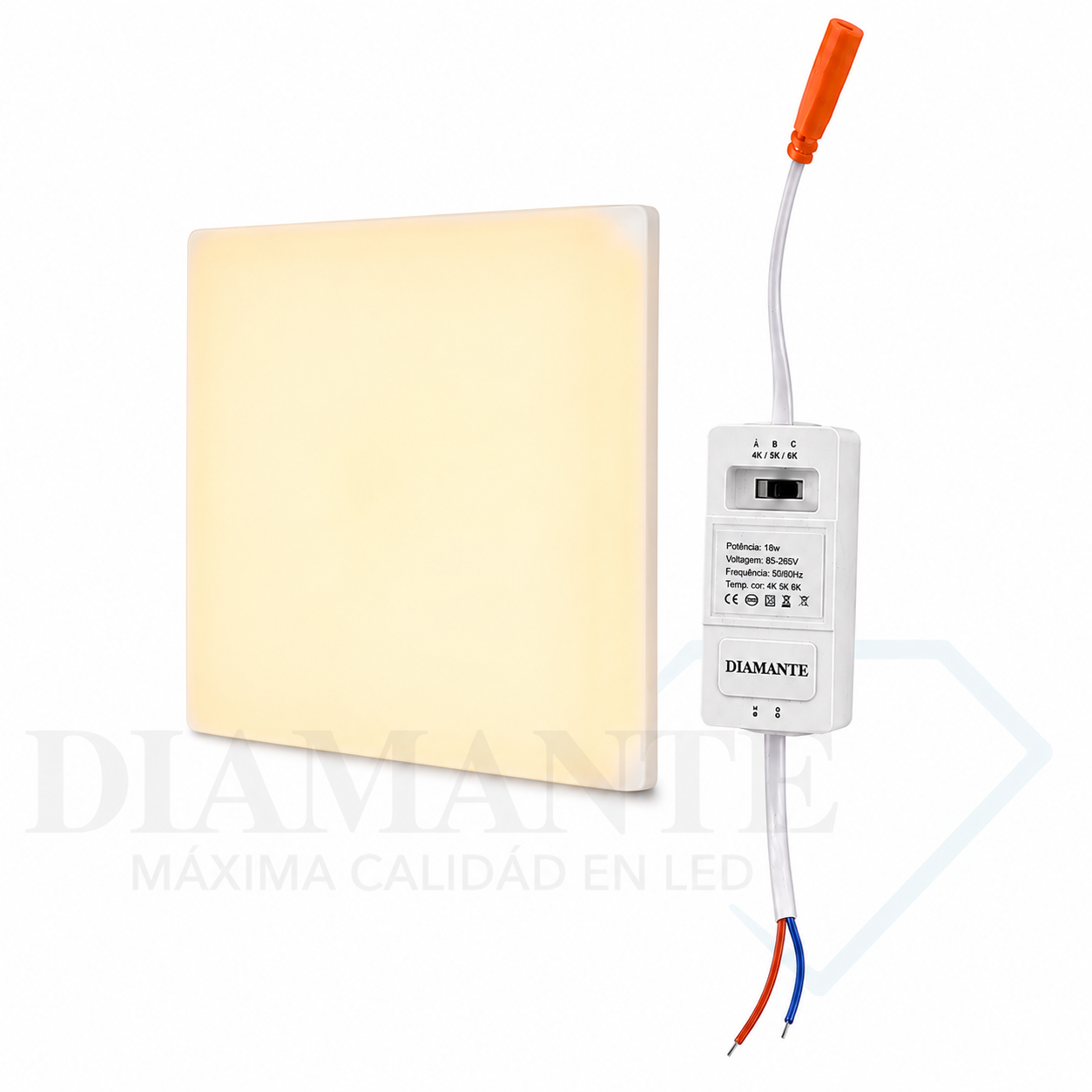 PANEL DIAMANTE AZ-3318S 18W -3CCT/CHAVE