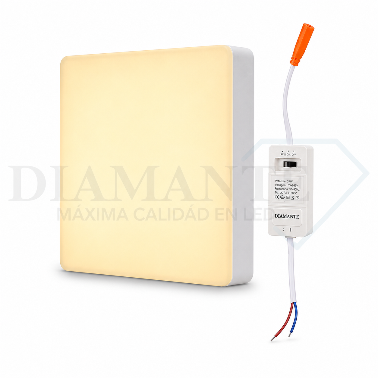Plafon DM-4324s  24w c/chave